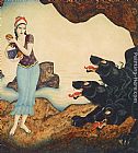 Edmund Dulac Psyche and Cerberus painting